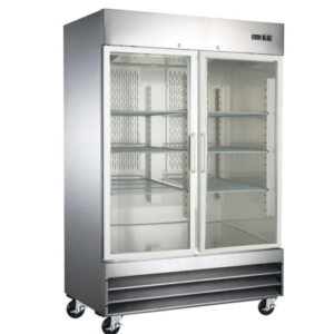 Coldline Refrigerator, reach-in, two-section, 54"W, 47.0 cu. ft. capacity,