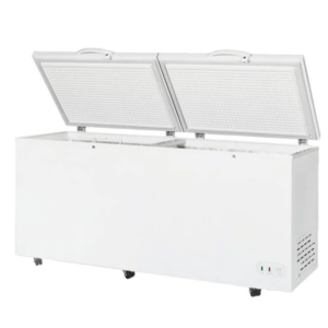 Coldline Chest Freezer, solid top, 76-3/4"W, 22 cu. ft. capacity, bottom mounted self-contained mounted refrigeration, (2) basket, -8° to -0.4°F temperature range, manual temperature control, manual defrost, coated-steel exterior & aluminum interior, (4) casters (2 with brakes), door lock, R290 Hydrocarbon refrigerant, 1/2 HP 115v/60/1-ph, 4.8 amps, cord, NEMA 5-15P, cETLus, ETL-Sanitation