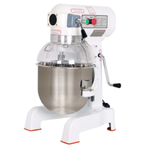 Prepline Planetary Mixer, countertop, 20 qt. capacity, 3-speed, gear driven, #12 attachment hub, safety guard, emergency stop button, includes: (1) stainless steel bowl, (1) dough hook, (1)