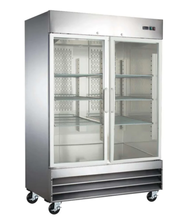 Coldline Freezer, reach-in, two-section, 54"W, 47.0 cu. ft. capacity,