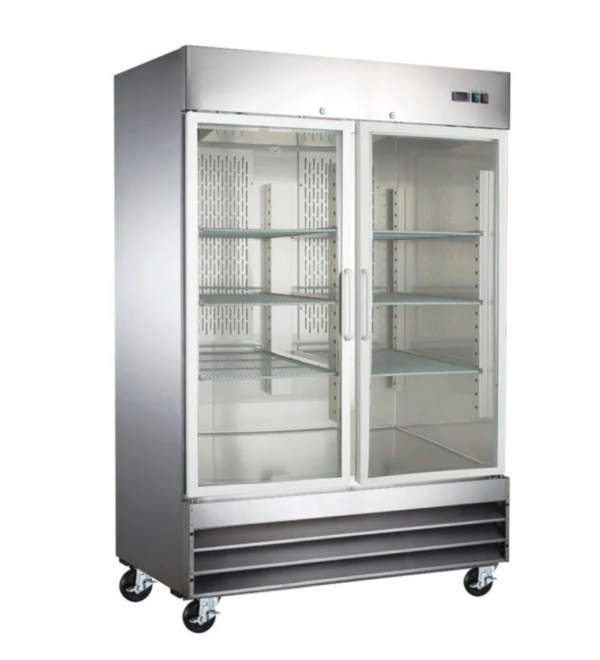 Coldline Refrigerator, reach-in, two-section, 54"W, 47.0 cu. ft. capacity,