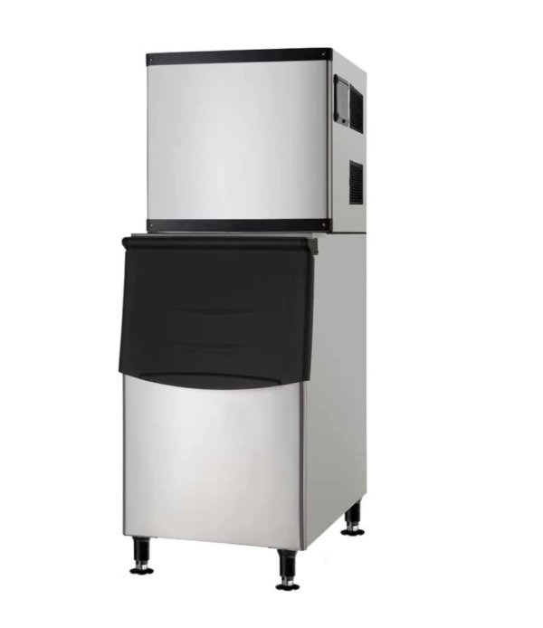 Coldline Modular Ice Maker with Bin, half cube/full cube ice, air-cooled, 400 lbs./24 hr production, 275 lb. bin capacity, adjustable thickness, digital control panel, self-clean system, includes: ice scooper, water hose, water filter & drain hose, stainless steel construction, adjustable feet, R290, 0.79kW, 115v/60/1-ph, cord, NEMA 5-15P, cETLus, ETL-Sanitation, ENERGY STAR®