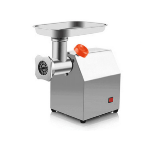 Prepline #22 Hub Meat Grinder, 9 1/3" W, 450 lbs/hour production, gear-driven, non-slip rubber feet, manual reset motor overload protection, forward and reverse switch, top-mounted